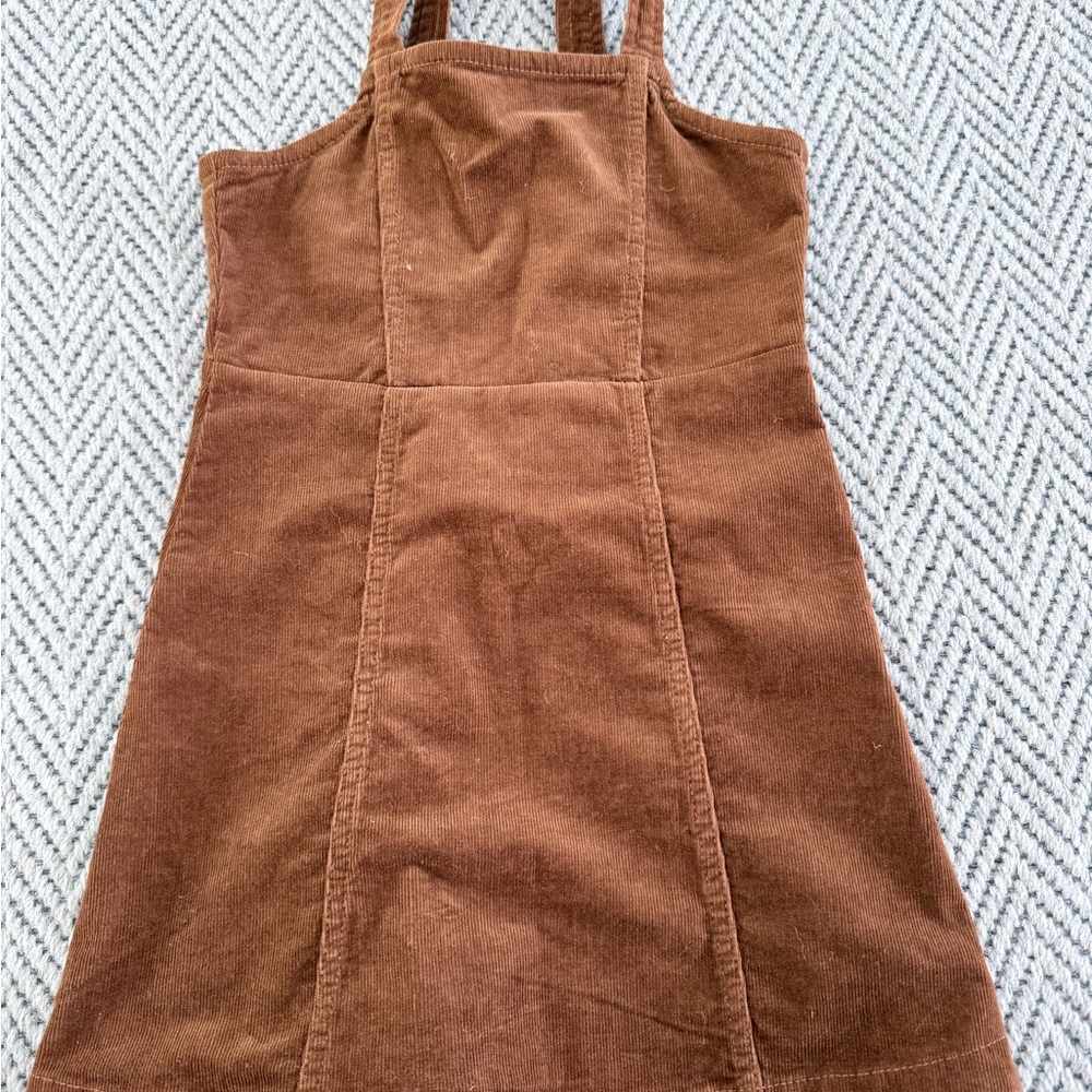 J. Crew Factory Tan Corduroy Kids Dress